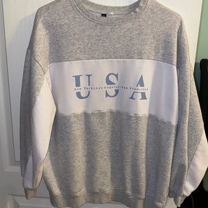 USA crewneck sweater